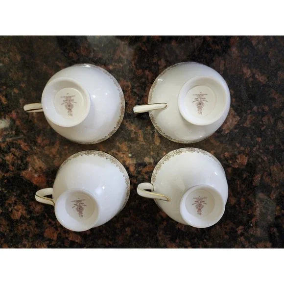 Royal Doulton GOLD LACE English Fine Bone China Tea Cup H4989 Made in England - Picture 4 of 9